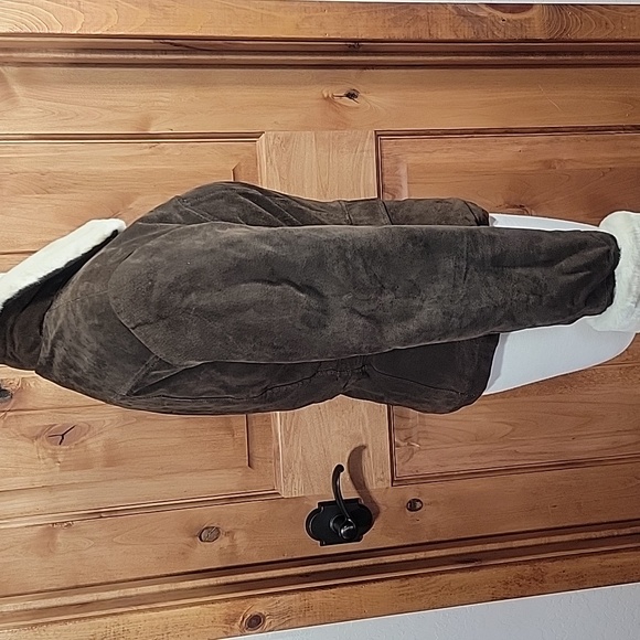 NWOT Wilson's Suede Leather Ranchers Jacket w/ Faux Fur - Picture 6 of 16